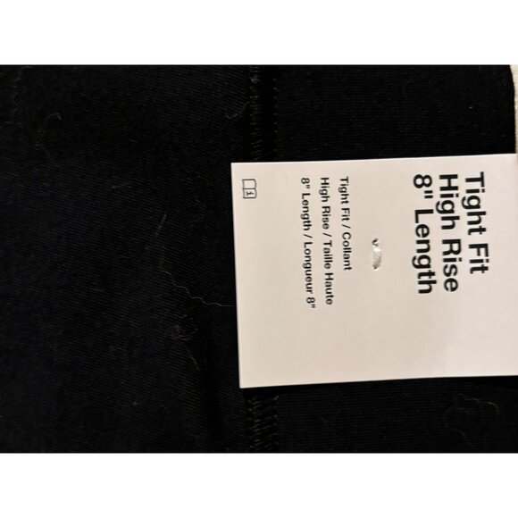 Nike Women's Tight Fit High Rise 8" Length Shorts SZ XS‎ Cotton/Polyester Black - Picture 7 of 8